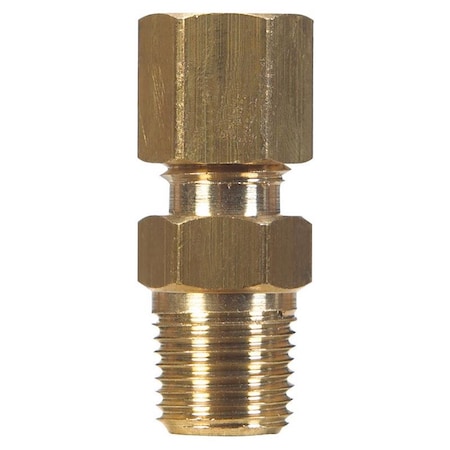 Homeplus+ ATC 1/4 in. Compression X 1/4 in. D Male Brass Connector 6JC120110701014